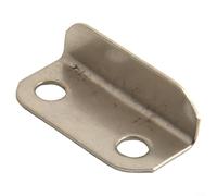 Gdfnmogo 10 Pack Metal Right Angle Drawer Lock,Strike Plate Hardware Replacement,Silver Tone Cabinet Latch Catch for Home Office Furniture