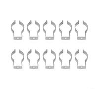 Gdfnmogo 10 Pack Tool Spring Terry Clips Open Type Storage Holder Clips, Heavy Duty Manganese Steel Wall Mount Tool Organizer, for Garage Workshop Cabinet (28mm)