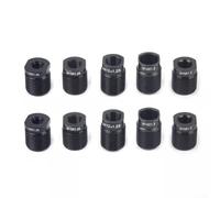 Gdfnmogo 10 Pcs Car Gear Shift Knob Adapter, General Gear Knob Adapter, Upgraded Gear Stick-Shifter Adapter, for Non Threaded Shift Knob, Sleek Finish