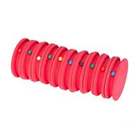 Gdfnmogo 10pcs Carp Fishing Rig Winders For EVA Foam Line Leader Spoolers with Pins, Lightweight Rigs and Hook Storage Discs for Organising(Red)