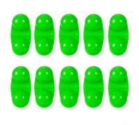 Gdfnmogo 10pcs Fishing Inline Rattle, Rattle Beads for Loud Attraction, ABS Material with 2mm Hole, Lasting Performance, for and Stri(GREEN)