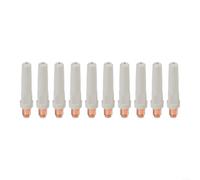 Gdfnmogo 10PCS Non-Stick Welding Tips MIG Torch Accessory 15AK, Compatible Aligned Metal Nozzles, Slag Reduction Efficient Performance 40 * 1.0mm