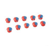 Gdfnmogo 10Pcs Water Indicators For Faucet,Hot And Cold Signs Buttons Handle Replacement Part,Faucet Handle Signs Kitchen Bathroom Sink Taps(1)