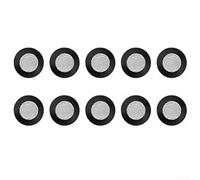 Gdfnmogo 10Pcs Water Inlet Valve Filter Washer With Stainless Steel Mesh,Water Filter Washer For 3/4 Inch Garden Hose And Water Faucet(Black)