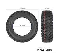 Gdfnmogo 11 Inch 90/65-6.5 Vacuum Tire for Dualtron For Ultra and 11X Electric Scooter - Off-Road Replacement Tire with Enhanced Grip and Wear-Resistant Ru