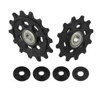 Gdfnmogo 12-Speed Rear Derailleur Pulley Set with 12T and 14T Guide Wheels, Aluminium Replacement For Jockey Wheels For SRAM Eagle XX1 X01