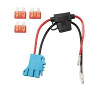 Gdfnmogo 12AWG Wiring Harness Connector for 12V Battery-Powered Toys with 40A Fuse, Heavy-Duty ABS Plastic 4-Pin Design for SLA and Lit