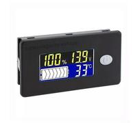 Gdfnmogo 12V LCD Digital Display Baery Capacity wi Readi for Liium -Acid For LiFePO4 Baeries - Volta Indicator and Power Dettor