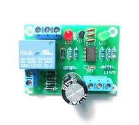 Gdfnmogo 12V Water Level Automatic Control Switch for Pump Motor with Solenoid Valve Relay Board, 10A Load, DC 10-14V Input, Green Circuit Board (YX1479)(Finished product)