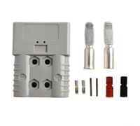 Gdfnmogo 160A 2P+E IP67 Waterproof Connector with 30A for Electric Vehicle Forklift, Energy Storage & RVs - Silver-Plated Copper Terminals, Flame Retardant PC Housing, DC1000V Rated(1PCS)