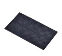 Gdfnmogo 1W 5V Monocrystalline Solar Panel for Portable Charging - PET Laminated, Weather Resistant for Outdoor Use, Compatible with Low- Devices like LED Lights, Fans, and Solar Pumps (107x61mm)