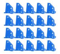 Gdfnmogo 20 Pack Laminate Wood Flooring Tools,Floor Spacers With 1/2 And 1/4 Inch Gap Compatible With Vinyl Plank,Laminate Flooring For Stability (blue)