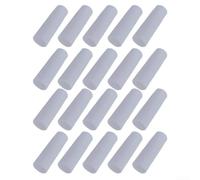 Gdfnmogo 20 Pack Tent Pole Straight Connector, Plastic Pipe Repair Joint for Camping Canopy, I.D 8.5-19mm, Quick Fix for Fiberglass Aluminum Carbon Fiber Poles(8.5mm)
