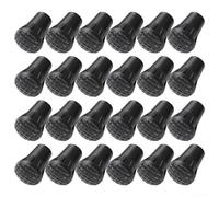 Gdfnmogo 24 Pcs Walking Rubber Tips Trekking Pole Tip Protector Trekking Pole Tips Protectors For Hiking And Mountaineering Adventures