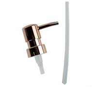 Gdfnmogo 28/400 Thread Pump Dispenser,Shampoo Pump Dispenser,Soap Dispenser Pump Head Replacement Fits Most Liquid Pumps(Rose Gold)