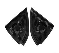 Gdfnmogo 2PCS Car A-Pillar Speaker Covers for IX25 2014-2019, Black ABS Tweeter Grille with Waterproof & Wear-Resistant Design, Direct Installation