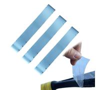 Gdfnmogo 3 Pack Pickleball Racket For Edge Protector Tape 76 x 2.1 cm for Paddle Frame Head Protection Transparent Strip Compatible with Standard and Exte