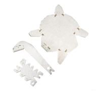 Gdfnmogo 3 Pcs Stainless Steel Drill Bit Angle Gauge Set for CNC Metalworking Inspection - 60° to 160° Apex Angle Measurement Tool, 90mm Diam