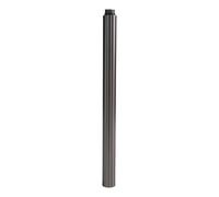 Gdfnmogo 30cm Stainless Steel Shower Extension Arm Round Baroom Riser Bar Compatible wi Various Shower Syste, Rust-Resistant Adjustable Shower Rod in Chrome or Black Finish(BLACK)