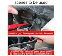 Gdfnmogo 30V Back-Piercing Multimeter Probes with Thin Stainless Steel Needle Tips for Non-Destructive Automotive Cable Testing - Compatible with Bana(1PCS BLACK)