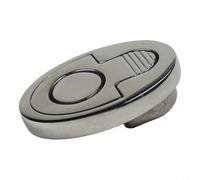 Gdfnmogo 316 Stainless Steel Boat Hatch Handle Flush Ring Pull, Marine Deck Latch for Yacht Canoe RV, Polished 2 Inch Hidden Screw Design