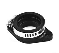 Gdfnmogo 32mm & 34mm Carburetor Adapter Boot Flange Manifold for Mikuni 30-34 Series, Rubber Air Boot for ATV, UTV, Motorcycle & Quad Bikes