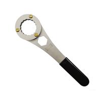 Gdfnmogo 3in1 16T Bottom Bracket Tool for Threaded BB 39/40.5/44mm, Stainless Steel Maintenance Wrench with Rubber Handle, Compatible with for SRAM BB9000 and Most Bottom Brackets