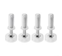Gdfnmogo 4Pcs Bifold Door Top Guide Wheels,Spring Loaded Bi Fold Closet Door Top Pivot Guide Wheels,Folding Pocket Door Replacement Parts Set(A)