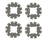 Gdfnmogo 4Pcs Oscillating Multi-Tool Saw Blade Adapters, 25mm Oxidation-Resisting Steel Shank Connectors Compatible with Multimaster and Other Power Tools for