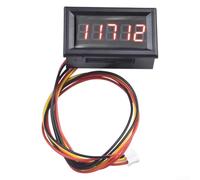 Gdfnmogo 5-Digit LED Digital Tachometer for Brushless Motor - Frequency Meter Sensor with RPM/Hz Measurement, 0.15Hz-100kHz Range, Compatible with NPN/PNP Sensors and Dry Contact Inputs(B)