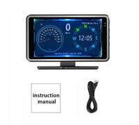 Gdfnmogo 5-Inch HD Head-Up Display for Car with Smartphone Connectivity, Compatible with Most Vehicle Models, Black ABS+PC HUD Dash Cam Accessory(No TF card)