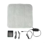 Gdfnmogo 50W Solar Pet Heating Pad with Energy Storage Box, Electric Foot Warmer Carpet for Pets, Rechargeable Solar Blanket 40x40cm