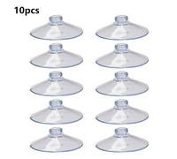 Gdfnmogo 55mm Round Button Suction Cups PVC Strong Suckers for Kitchen Bathroom Glass Casement Wall Hooks Hanger with Removable Feature and E(10pcs 5cm)