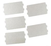 Gdfnmogo 5Pcs Mica Plate,Microwave Oven Mica sheet Wave Guides Waveguide Cover Sheet Plates,Excellent Insulating Properties