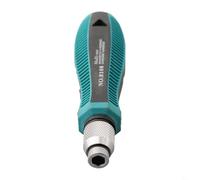 Gdfnmogo 6.35mm Hex Self-Locking Screwdriver Handle with Magnetic Bit Holder, Chrome Vanadium Steel and Rubber Grip, 5 Inch Adapter Compatible with Standard