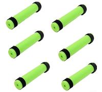 Gdfnmogo 6pcs Fishing Rod Float Tubes for For Kayak and Boat, Polyethylene Buoy Attachments with 1cm Center Hole to Prevent Narrow Rods from Sinking(green + tie)