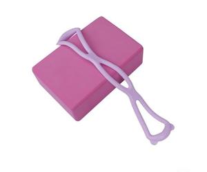 Gdfnmogo 8-Figure Resistance Band Puller for Women, TPR Material with Cat-Ear Design, Lightweight & Portable for Fitness, Yoga, and Body Shaping(PURPLE)