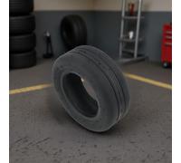 Gdfnmogo 80/60-5 Tubeless Front Wheel Tire for Mini Pro & GoKart Pro Kit - Smooth Slick Tread, High-Grip Drainage Grooves, Rubber Vacuum Tyre