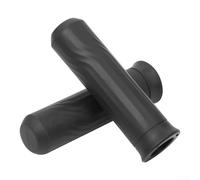 Gdfnmogo 85mm Leather Having Options Effect Black Vintage 120mm Shock Cycling Brown Retro Plus Grips for Non-slip Absorbing in Handlebar or (120MM BLACK)