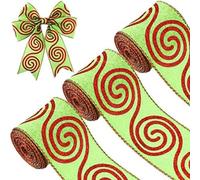 Gdfnmogo A Creative Touch Three Soft & Stylish Xmas Crafting Ribbons To Elevate Your Holiday This Year(circle)