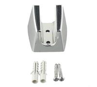 Gdfnmogo Adjustable Shower Head Holder Wall Mount Bracket Chrome ABS Plastic Bathroom Handset Support Universal Mounting System for Home Shower Installation