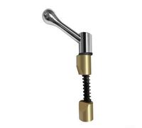 Gdfnmogo Adjustable Zinc Alloy Handle for Efficient Operation of Vertical Mill Tools and Equipment (Silver with Copper Sleeve)