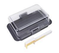 Gdfnmogo Air-tight Butter Storage Container for Countertop and Refrigerator Door Shelves, Microwave & Dishwasher Safe, Fits East/West Coast Butter,(B)