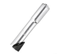 Gdfnmogo Aluminium Alloy Bicycle Stem Extender Handlebar Riser Adaptor Fork Head Adapter 28.6mm To 25.4mm For Mountain Bike Parts Black And Silver Cycling Component(Silver 25.4)