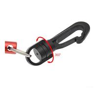 Gdfnmogo Aluminium Alloy Dive Rattle for Underwater Communication, Lightweight Rust-Resistant Signal Tool with Rotating Quick Hook, Suitable for Scuba Diving(BLUE)