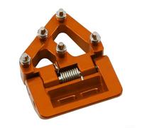 Gdfnmogo Aluminium Foldable Rear Brake Pedal Tip for 701 790 390 SX XCF Off Road Motorcycle Foot Brake Lever Head Replacement Blue(orange)