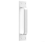 Gdfnmogo Aluminum Alloy Balcony Handle for Sliding Glass Doors with Secure Installation Method (Silver)
