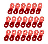 Gdfnmogo Aluminum Alloy Tent Guyline Cord Adjuster, Lightweight Rust-Resistant Rope Tensioner for Camping, Hiking & Outdoor Shelter Setup(red)
