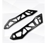 Gdfnmogo Aluminum Alloy Windshield Bracket for NMAX 1155 V1/V2 - Front Mount Regulator with Anodized Finish, Silver/Blue/Gold/Red/Black (2-Pack)(BLACK)