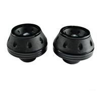 Gdfnmogo Aluminum Front Fork Frame Sliders for Motorcycles, Shock-Absorbing Crash Protectors, Made from High-Tensile Alloy, Fit for Most Models(BLACK)